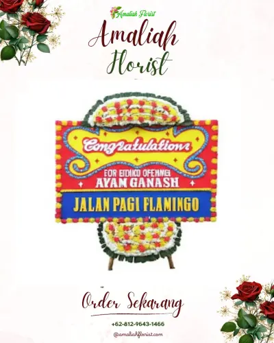 Bunga Papan Congratulation di Benu Benua